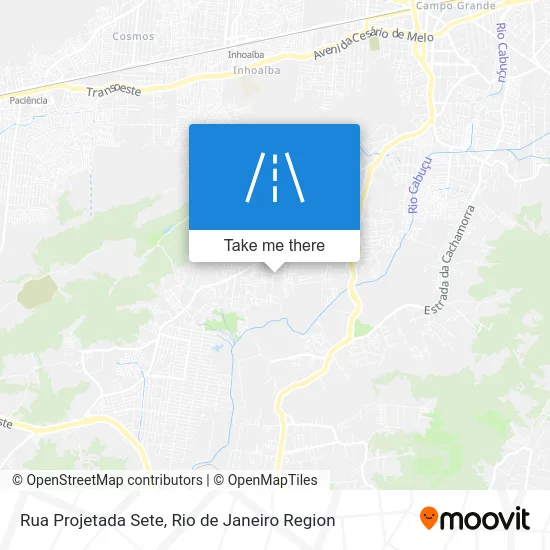 Rua Projetada Sete map