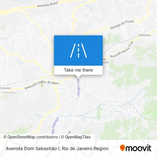 Avenida Dom Sebastião I map