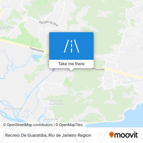 Recreio De Guaratiba map