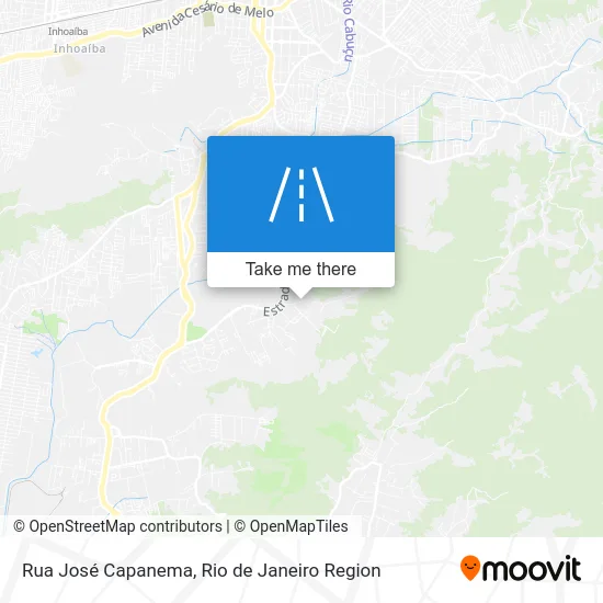 Rua José Capanema map