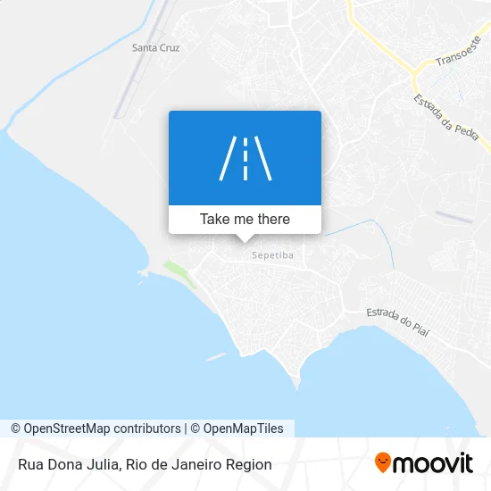 Rua Dona Julia map