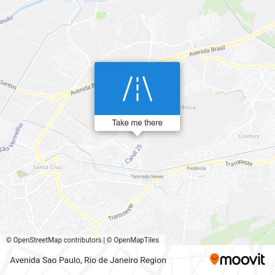 Avenida Sao Paulo map