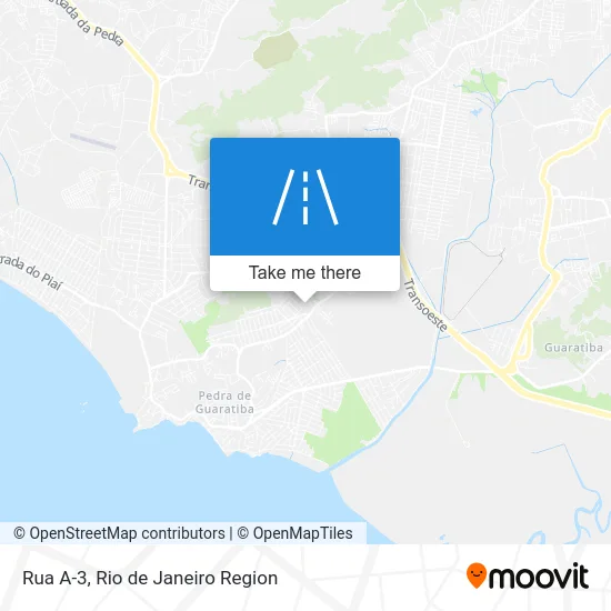 Rua A-3 map