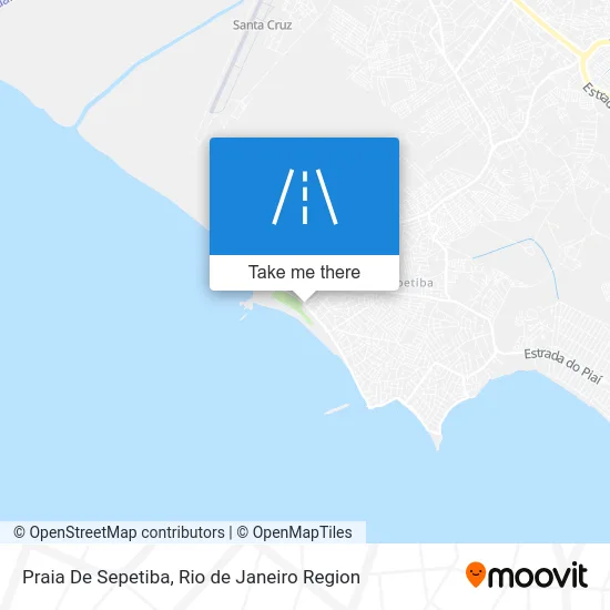 Praia De Sepetiba map