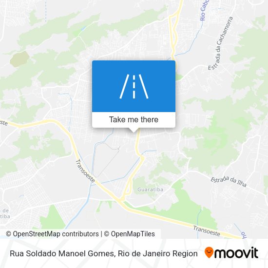 Rua Soldado Manoel Gomes map