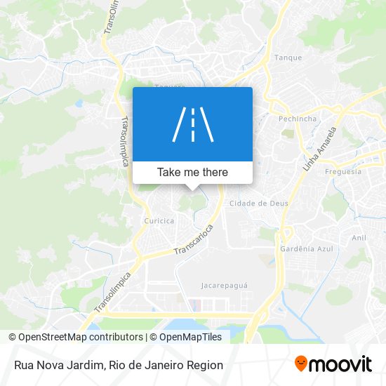 Mapa Rua Nova Jardim