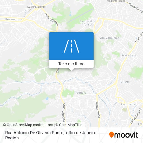 Rua Antônio De Oliveira Pantoja map