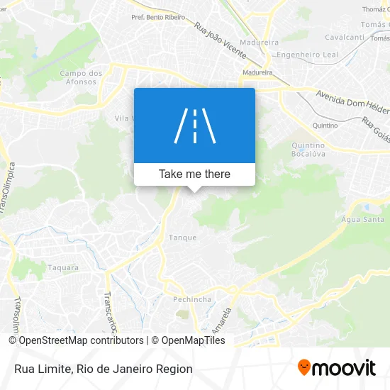 Rua Limite map