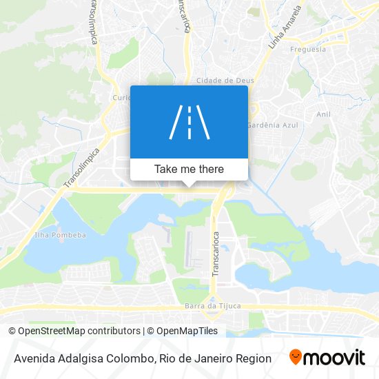 Mapa Avenida Adalgisa Colombo