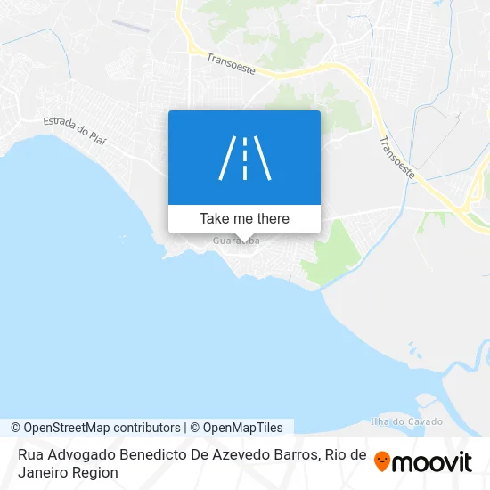 Rua Advogado Benedicto De Azevedo Barros map