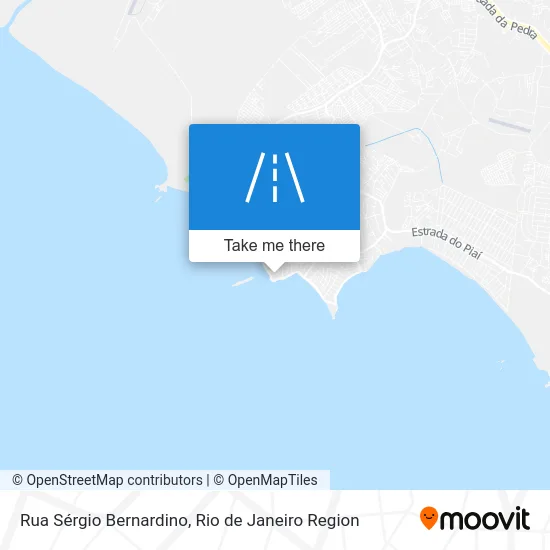 Rua Sérgio Bernardino map