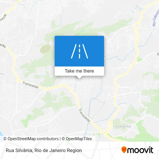 Rua Silvânia map