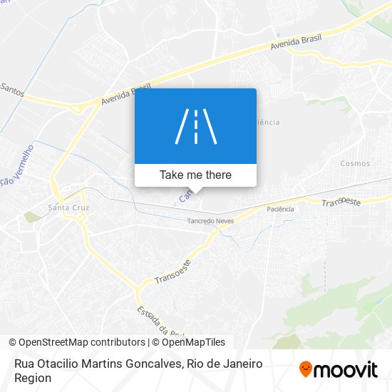 Rua Otacilio Martins Goncalves map