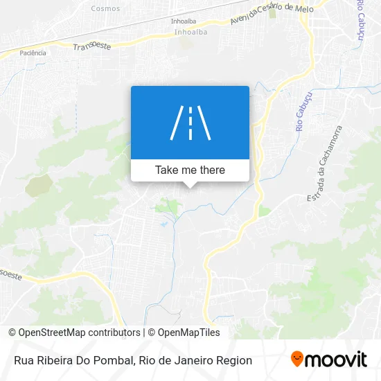 Rua Ribeira Do Pombal map
