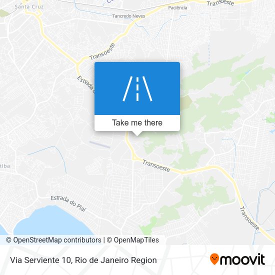 Via Serviente 10 map