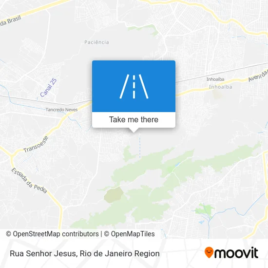 Rua Senhor Jesus map