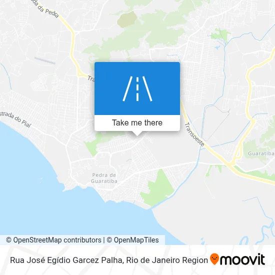 Rua José Egídio Garcez Palha map