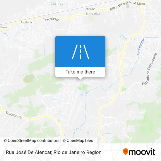 Rua José De Alencar map