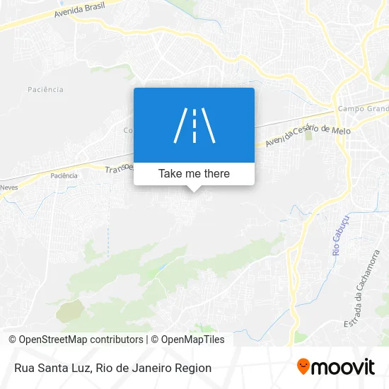 Rua Santa Luz map