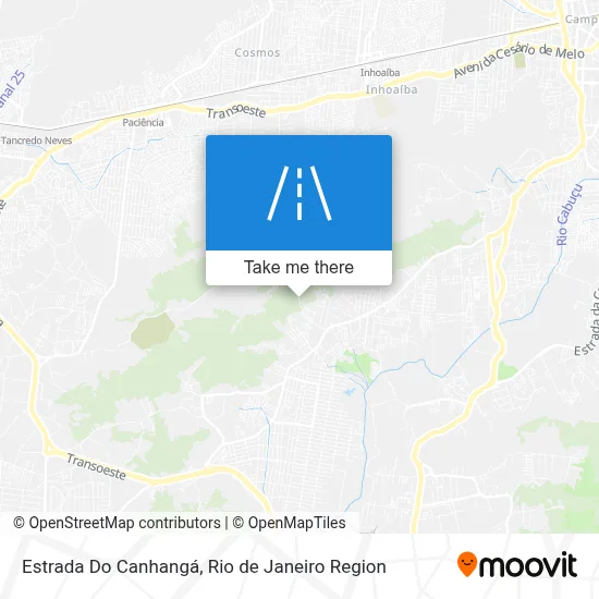 Estrada Do Canhangá map