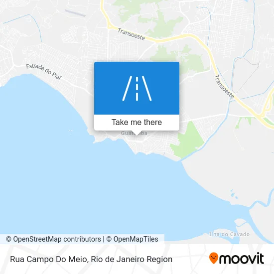 Rua Campo Do Meio map