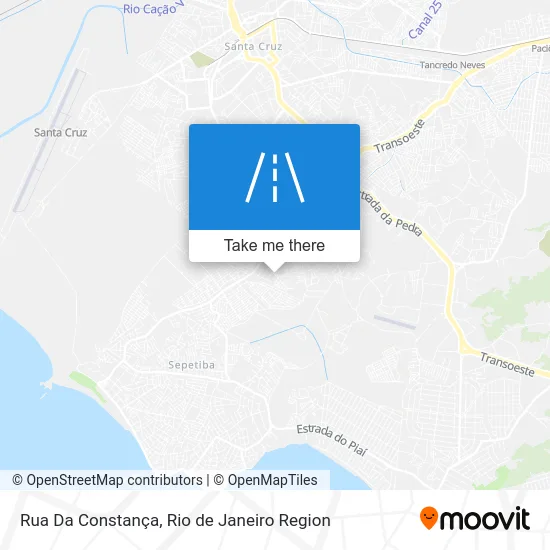 Rua Da Constança map