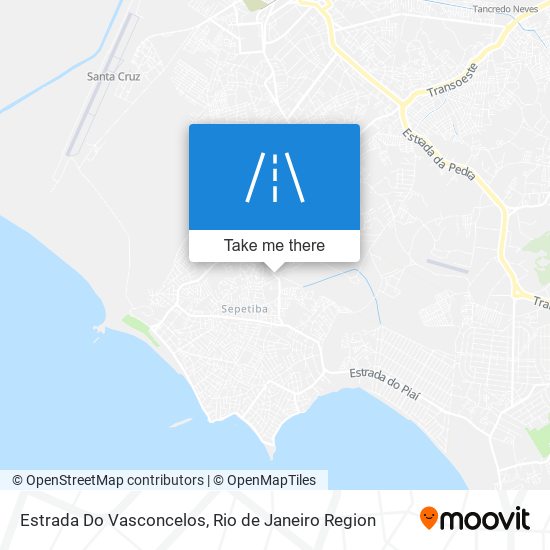 Mapa Estrada Do Vasconcelos