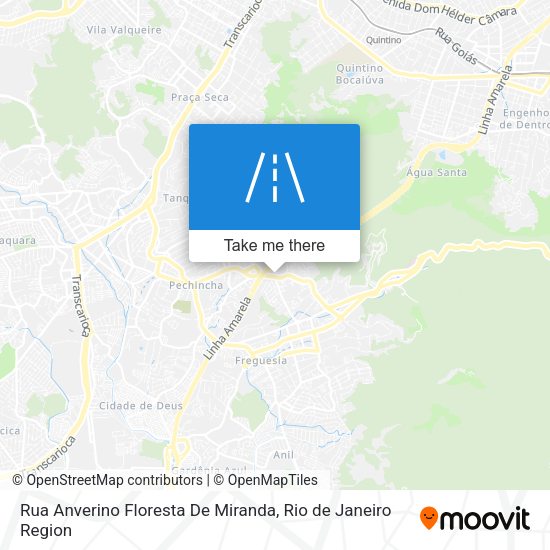 Rua Anverino Floresta De Miranda map