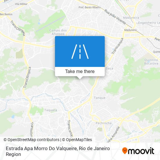 Estrada Apa Morro Do Valqueire map