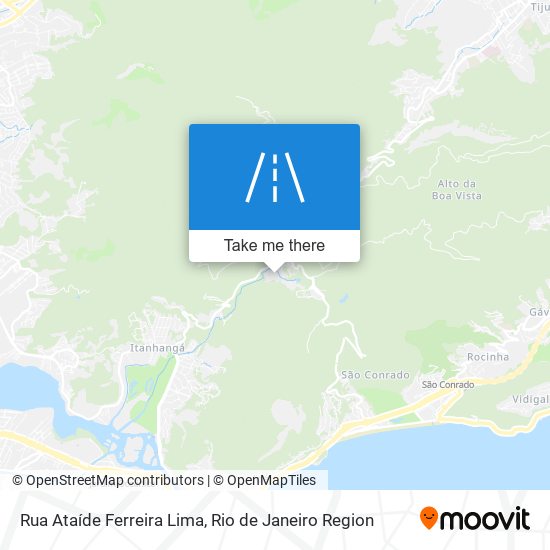 Mapa Rua Ataíde Ferreira Lima