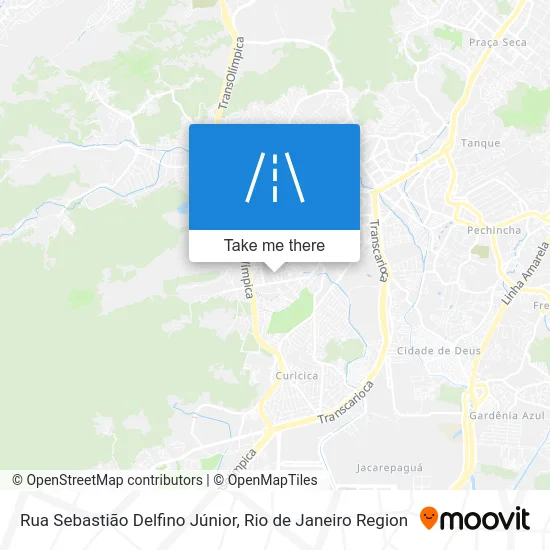 Rua Sebastião Delfino Júnior map