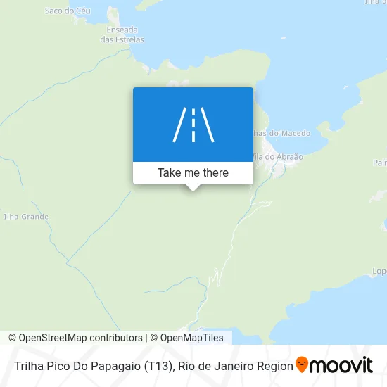 Trilha Pico Do Papagaio (T13) map