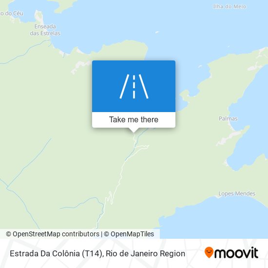Estrada Da Colônia (T14) map