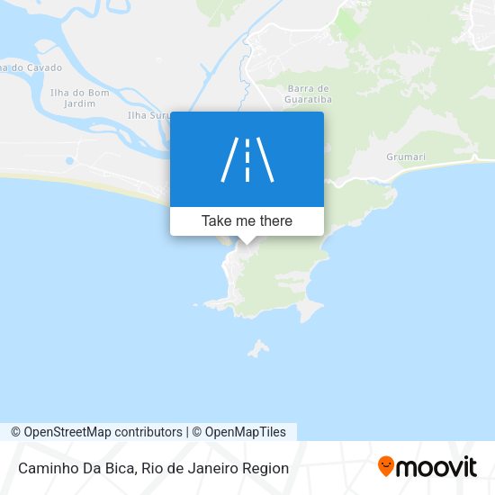 Caminho Da Bica map
