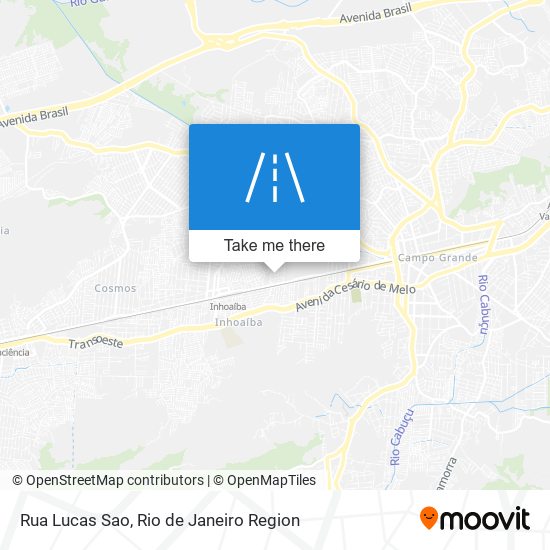 Mapa Rua Lucas Sao