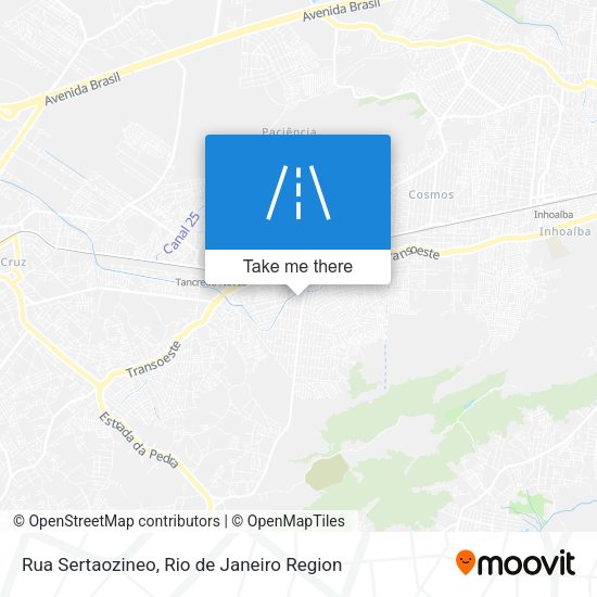 Rua Sertaozineo map