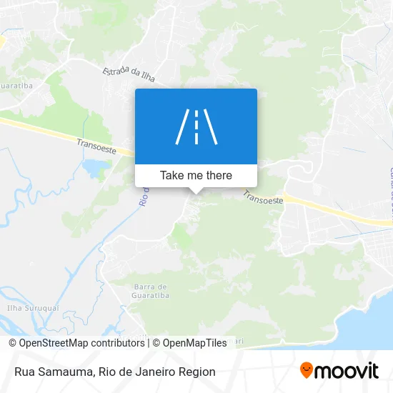 Rua Samauma map