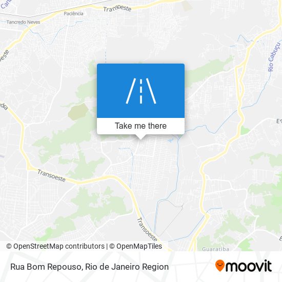 Mapa Rua Bom Repouso