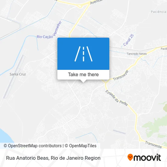 Rua Anatorio Beas map
