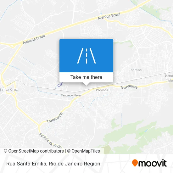 Rua Santa Emília map