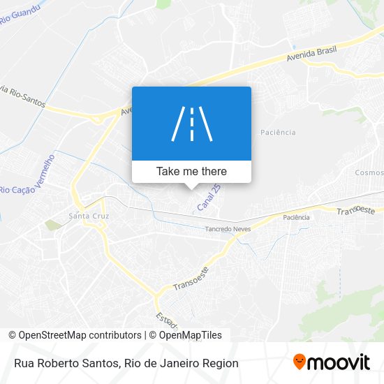 Rua Roberto Santos map