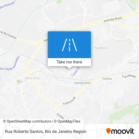 Rua Roberto Santos map