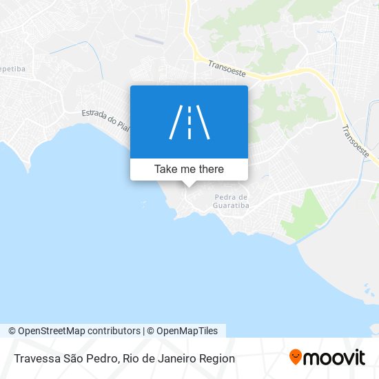 Mapa Travessa São Pedro