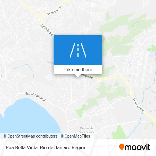 Rua Bella Vista map