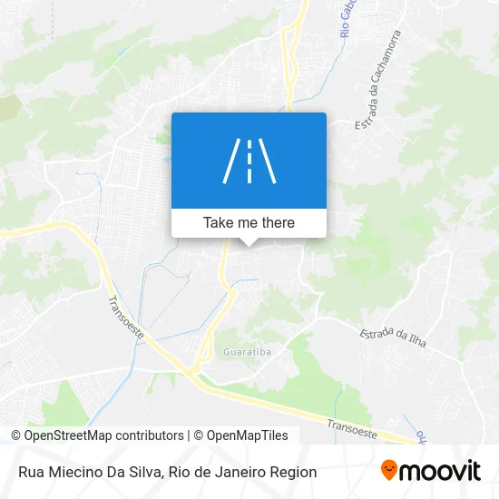 Rua Miecino Da Silva map