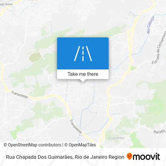 Rua Chapada Dos Guimarães map