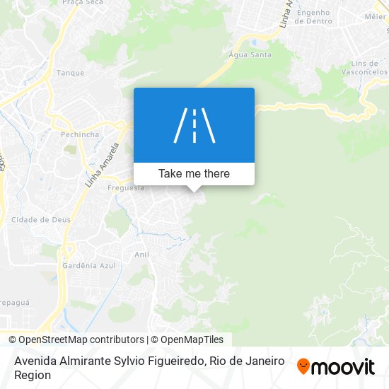 Mapa Avenida Almirante Sylvio Figueiredo