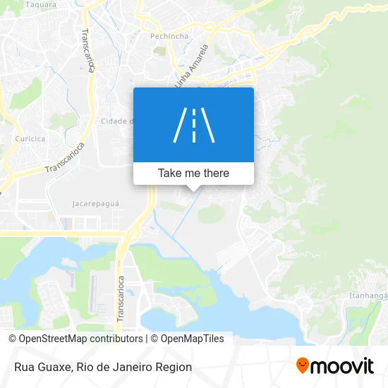 Rua Guaxe map