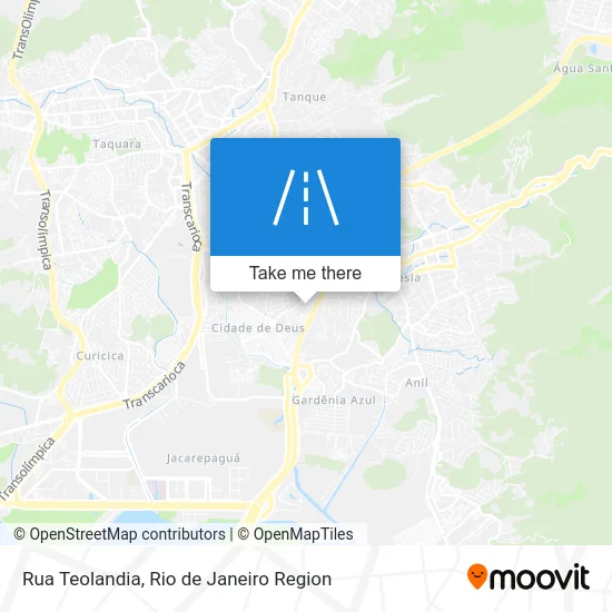 Rua Teolandia map