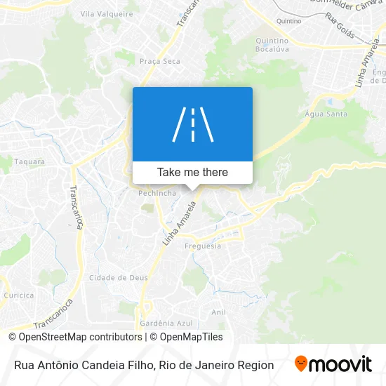 Rua Antônio Candeia Filho map